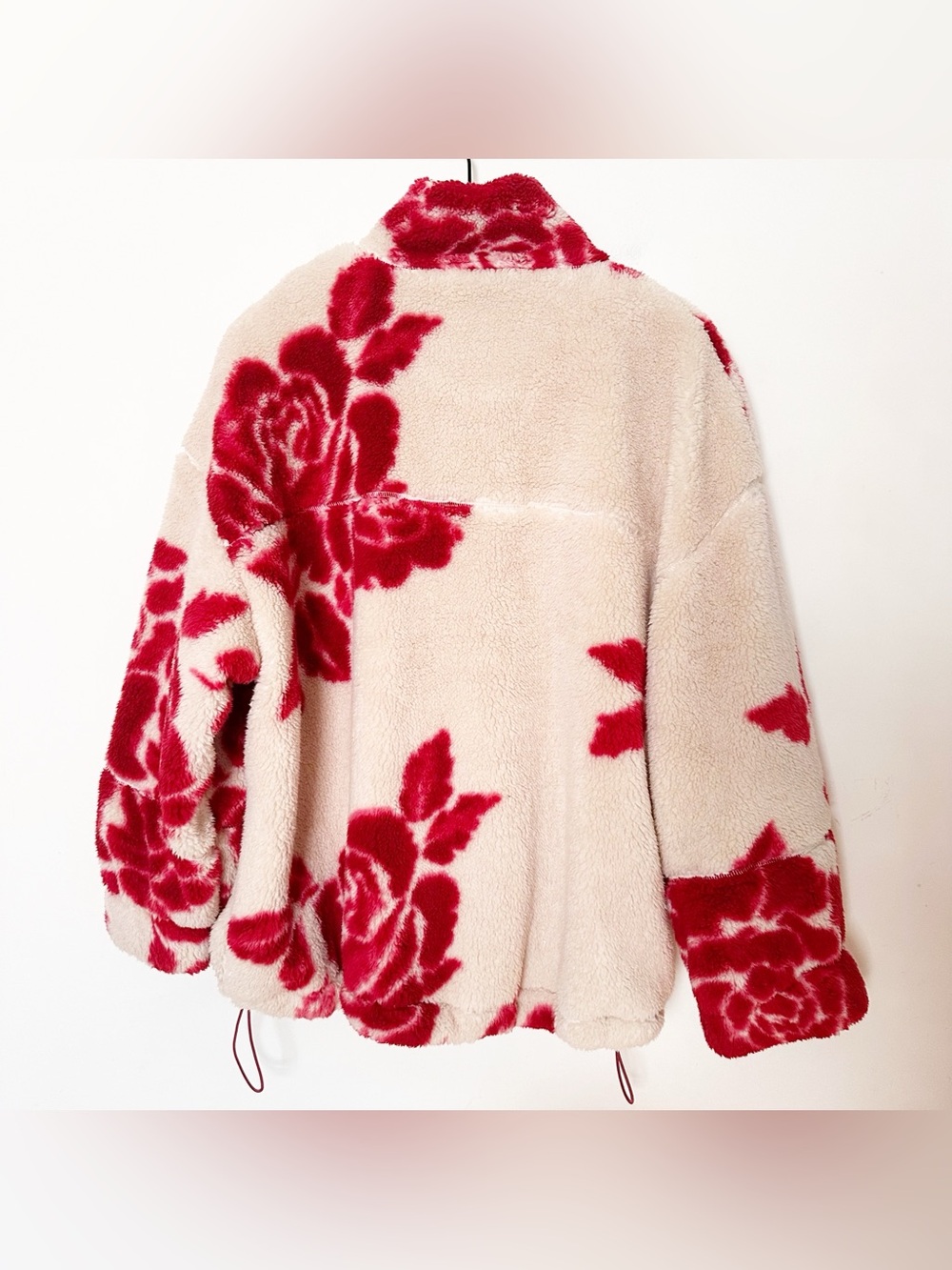 Urban Outfitters BDG Mae Printed Piled Fleece Zip-Up Jacket - Picture 3 of 4